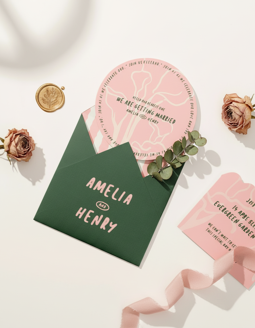 Aethel - Saf Zarafet Davetiye Seti - Görsel 2