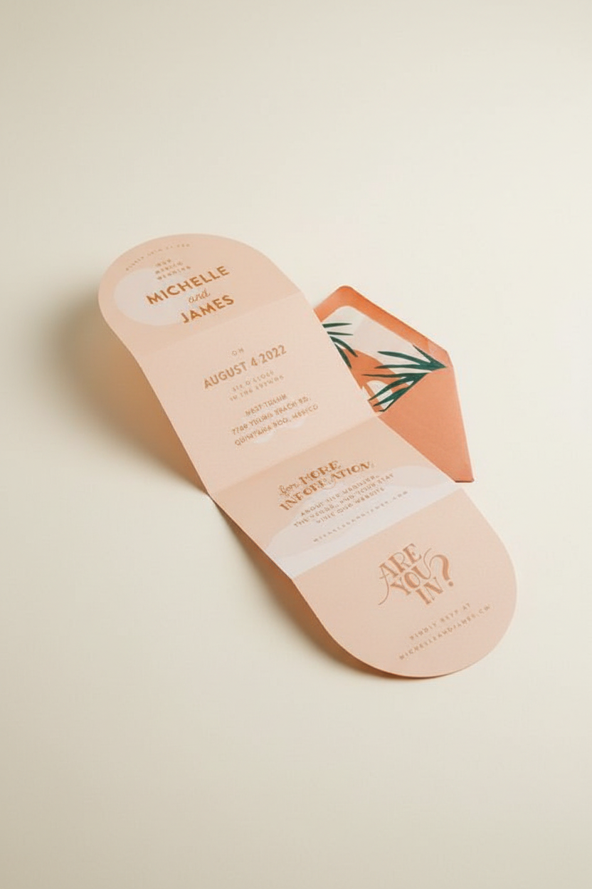 Coralline - Meksika Rüyası Davetiye Seti - Görsel 1