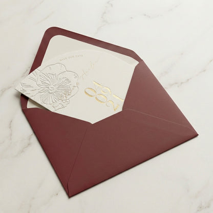 Aurelian - Bahar Esintili Kabartma Davetiye Seti - Görsel 4