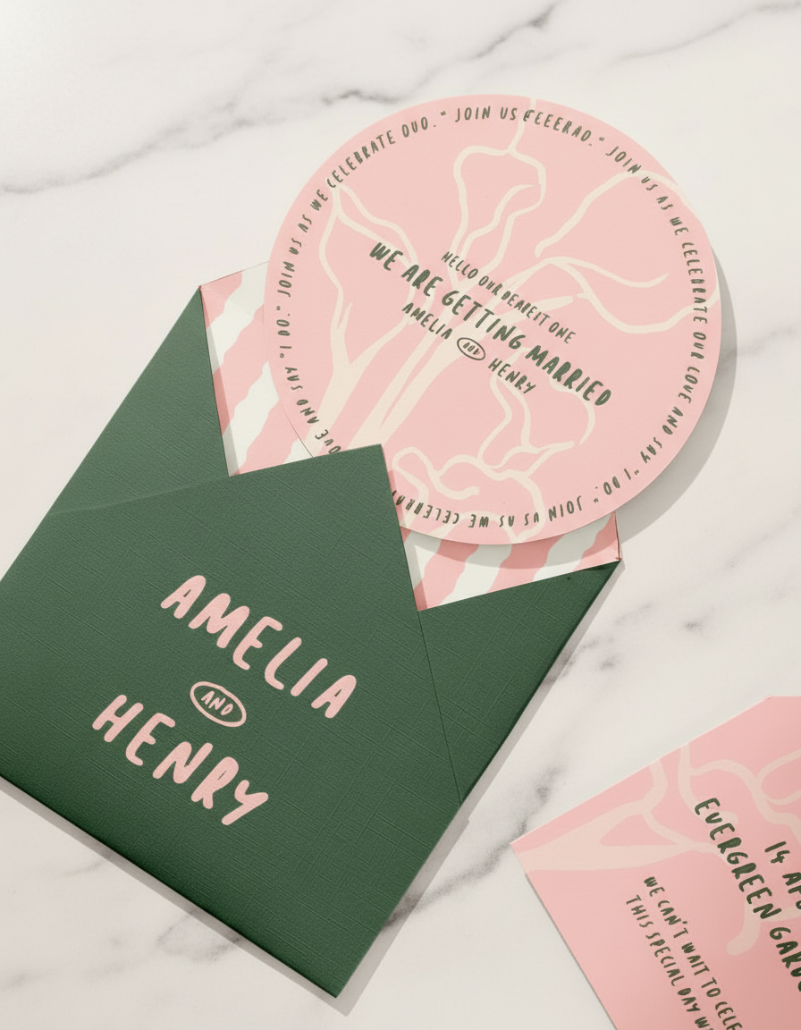 Aethel - Saf Zarafet Davetiye Seti - Görsel 3