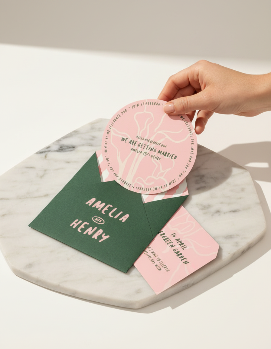 Aethel - Saf Zarafet Davetiye Seti - Görsel 5