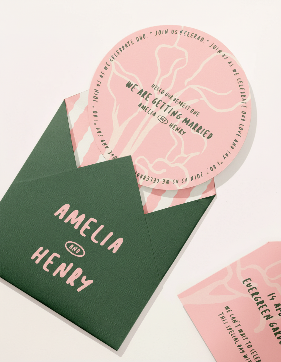 Aethel - Saf Zarafet Davetiye Seti - Görsel 1