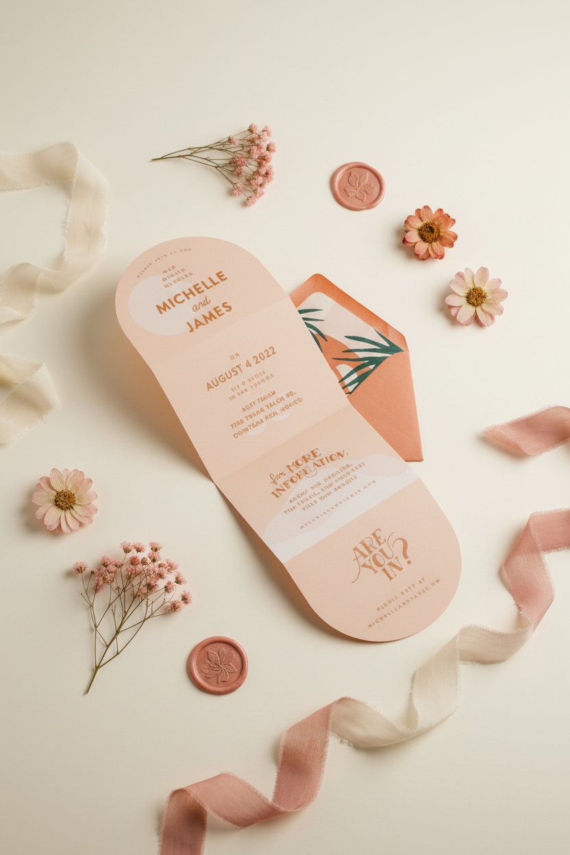 Coralline - Meksika Rüyası Davetiye Seti - Görsel 2